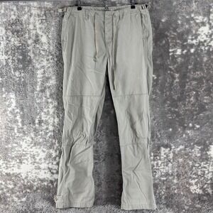 Polo Jeans Company Size 12 Cargo Utility Drawstring Khaki Pants Tan Women
